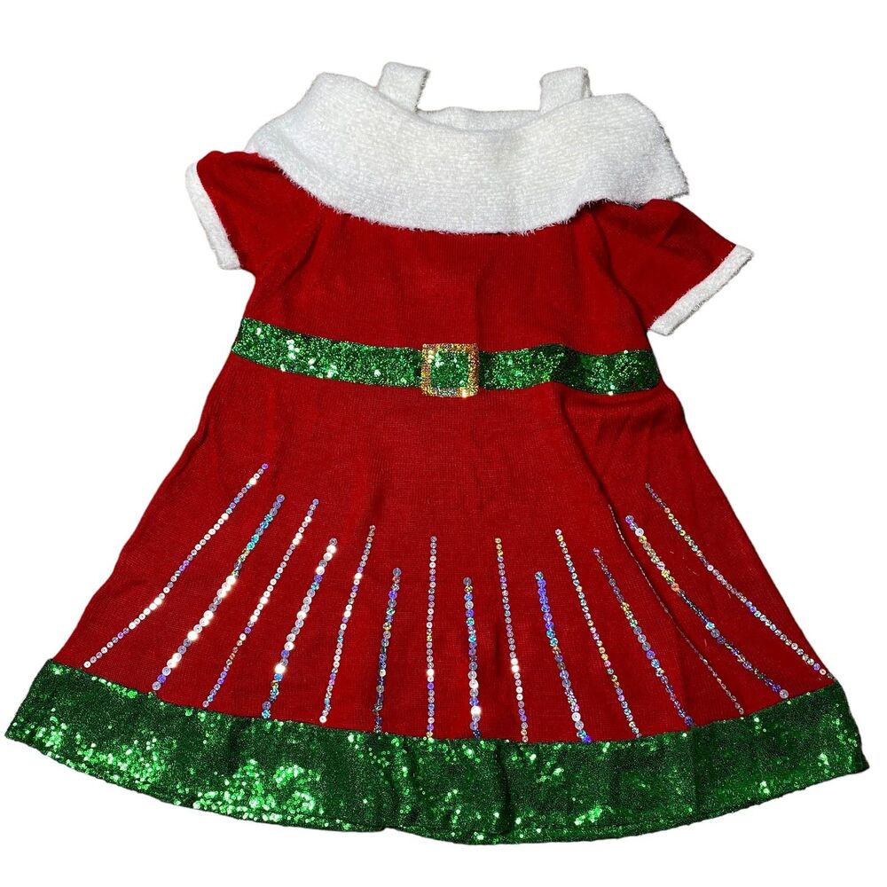 United States Sweaters Mrs. Santa Claus Dress‎ Holiday Christmas Size Xlarge New